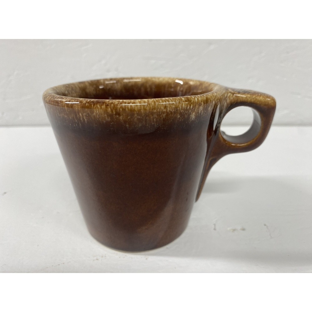 Vtg Hull Brown Coffee Cup Mug Tea USA Pottery